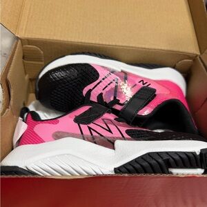 New Balance Kids Pink and Black Sneakers